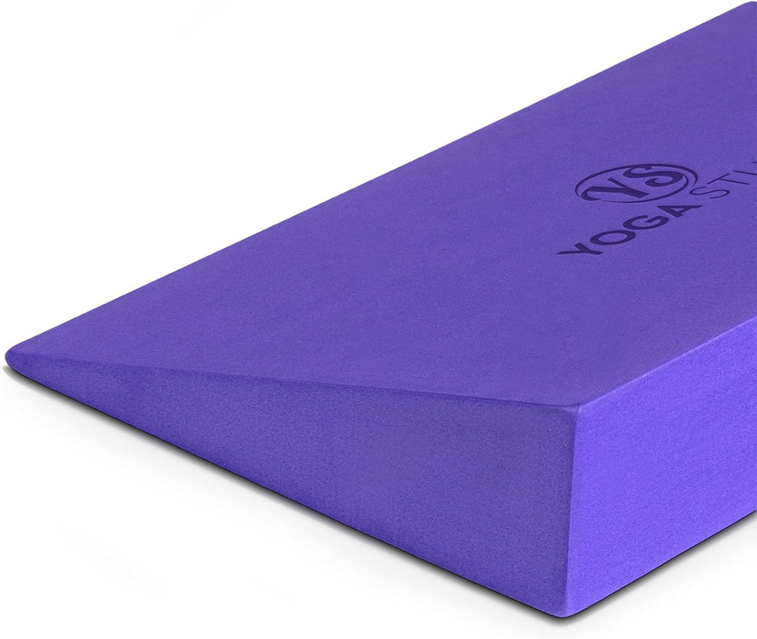 Yoga Studio EVA-Yoga-Keilblöcke, 2 Stück, Schrägbrett, Wadendehner, leichter EVA-Schaum, Mini-Halbke