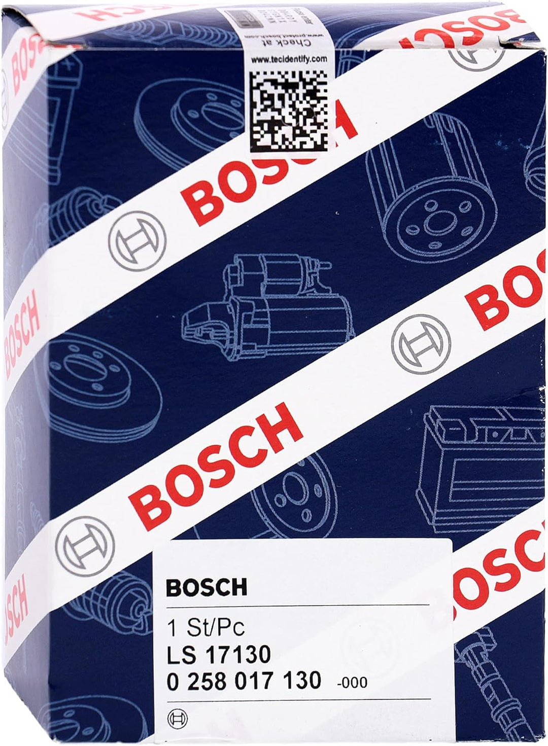 Bosch 0258017130 - Lambdasonde mit fahrzeugspezifischem Stecker
