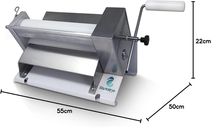 Pastaline - Sfogliafacile Manuelle Teigausrollmaschine - Pasta-Maschine, Pastamaker für Zuckerguss,
