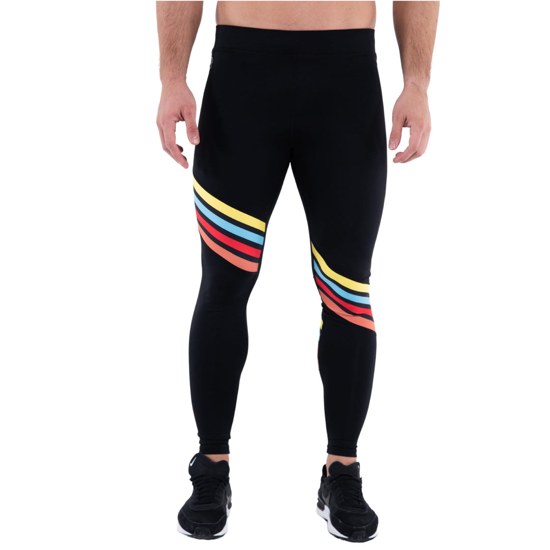 Kapow Meggings Performance PRO: Lange Sportleggings für Herren mit Kompression – Perfekt für Laufen,
