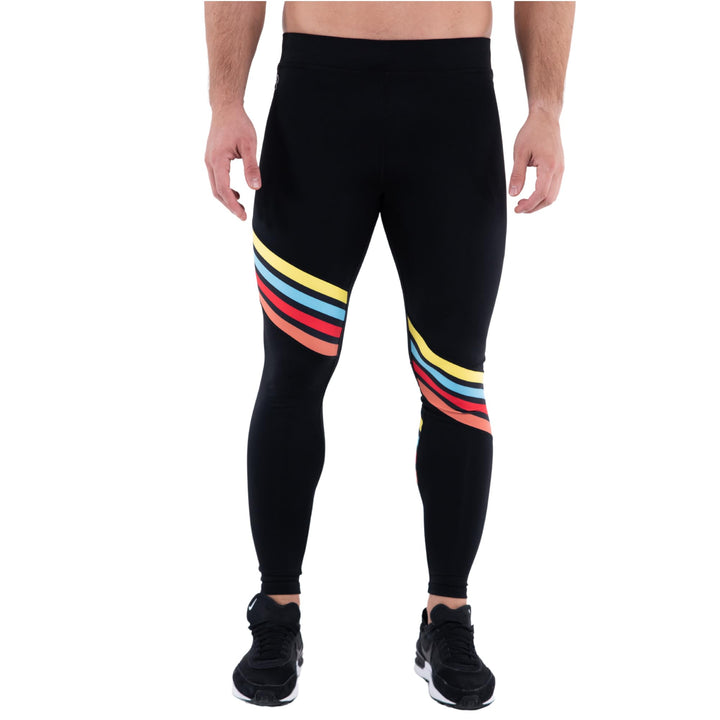 Kapow Meggings Performance PRO: Lange Sportleggings für Herren mit Kompression – Perfekt für Laufen,