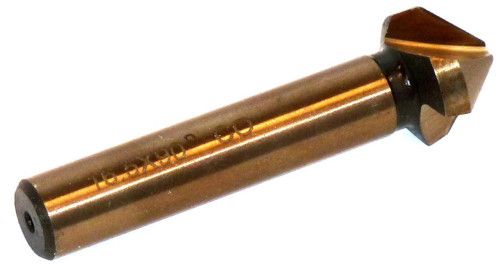 PeTools, 6tlg. Edelstahl Kegelsenker Set (6,3-20,5mm) HSS-E Co5 Senkbohrer, Entgrater, VA