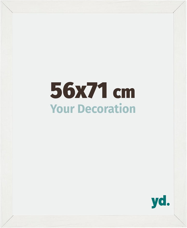 yd. Your Decoration - Bilderrahmen 56x71 cm - Bilderrahmen aus MDF mit Acrylglas - Antireflex - Ausg