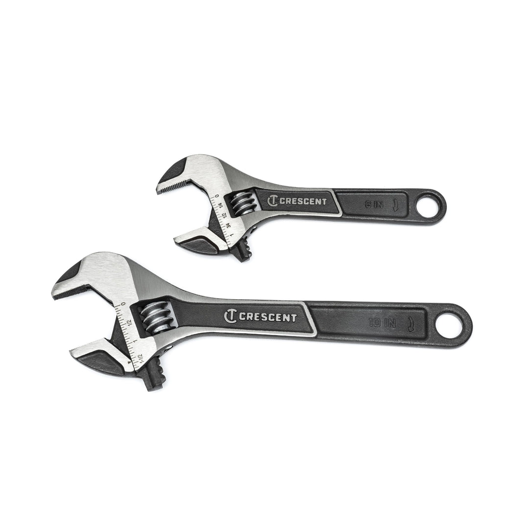Crescent ATWJ2610VS Schraubenschlüssel-Set, breite Backe, 15,2 cm und 25,4 cm, 2 Stück Pack of 2 Set