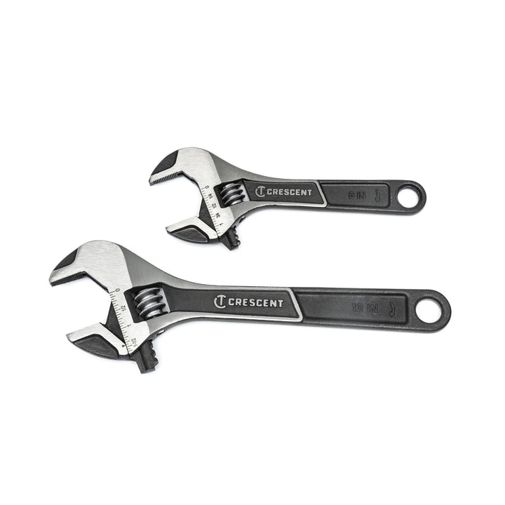 Crescent ATWJ2610VS Schraubenschlüssel-Set, breite Backe, 15,2 cm und 25,4 cm, 2 Stück Pack of 2 Set