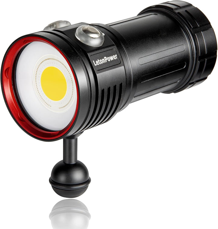 Tauchlampe,LetonPower L12 8000Lumens Taschenlampe tauchen,100m Unterwasser tauchlampe, Unterwasser v