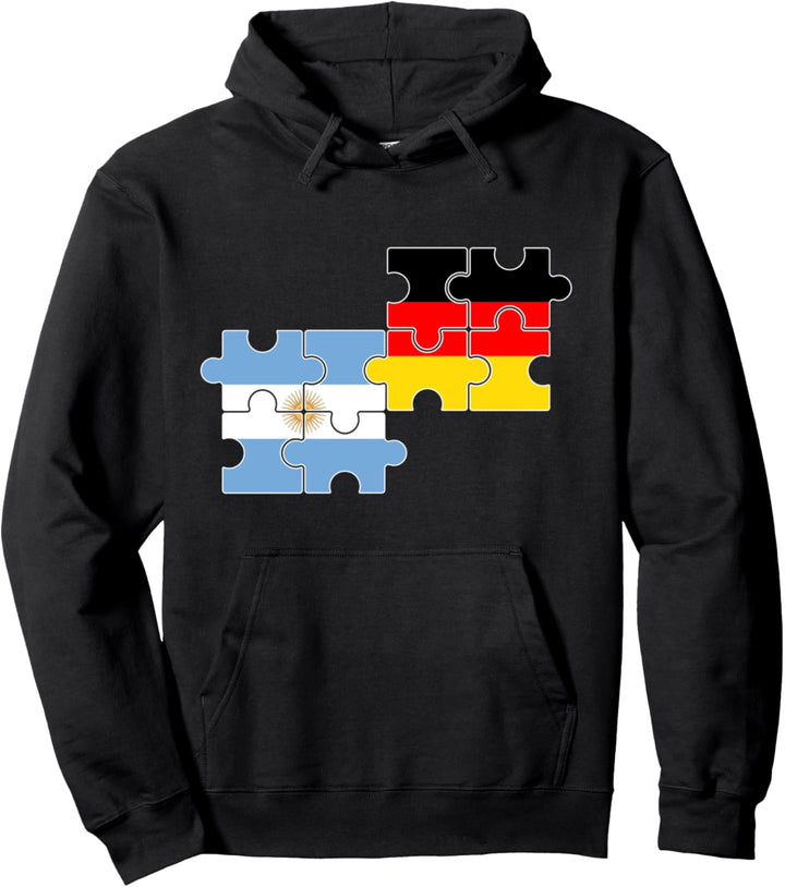 Argentinien Deutschland Flagge Argentinier Pullover Hoodie