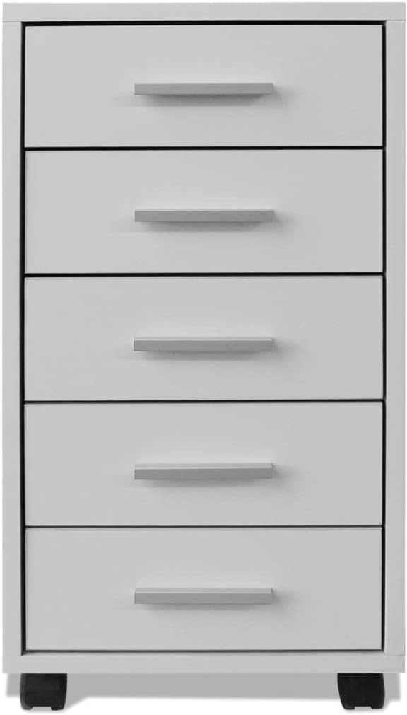 Makastle FMD Furniture Beistellcontainer in Ausführung Eiche Nachbildung, Container Schubladenschran