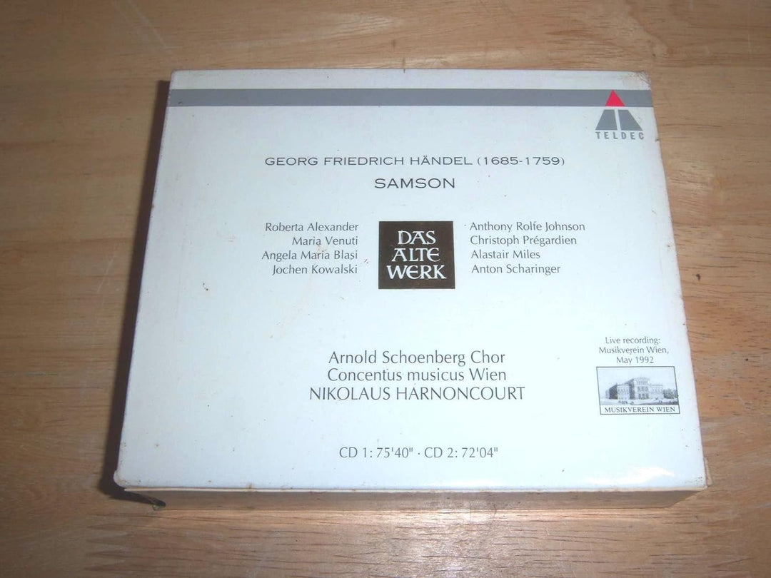 Handel: Samson, Audio-CD