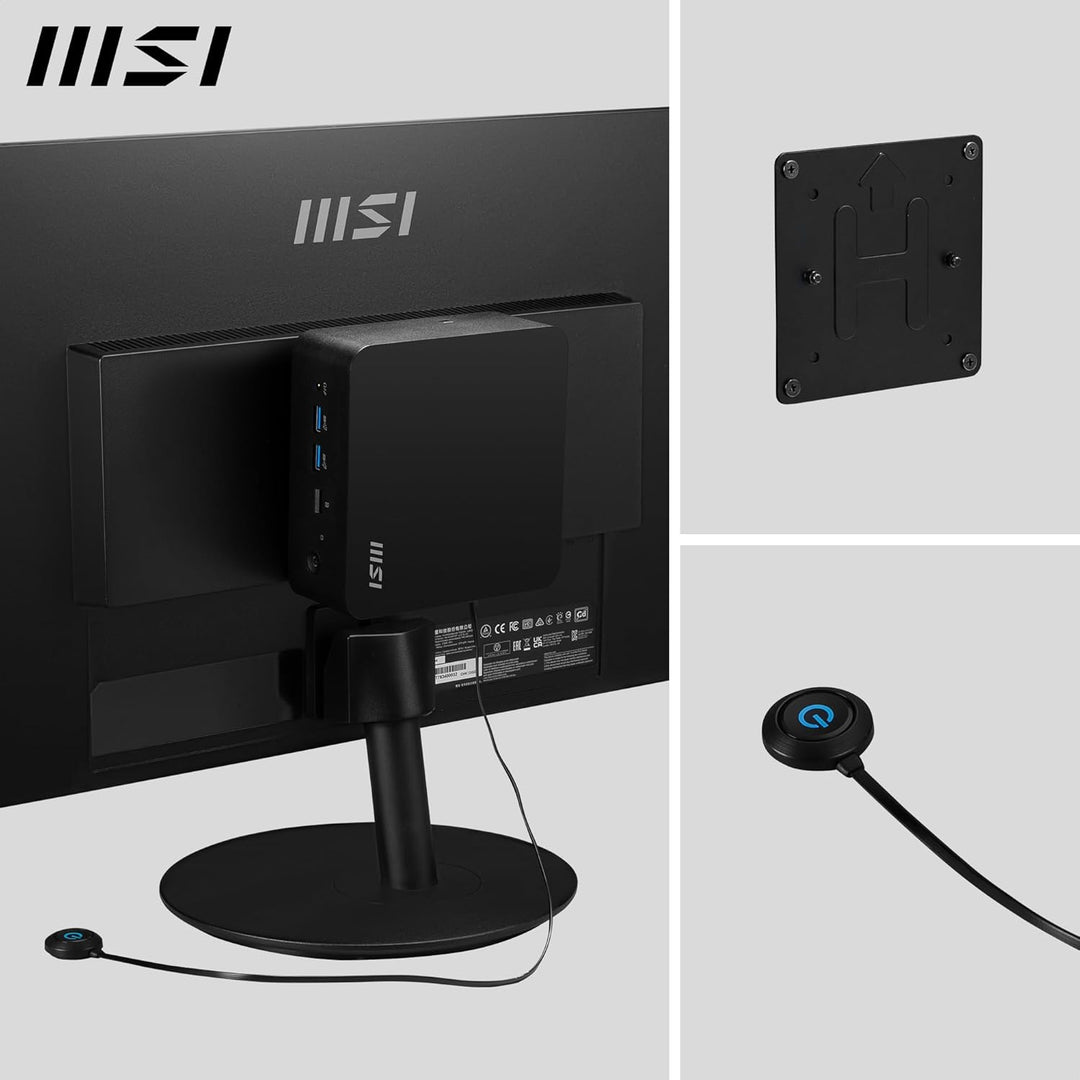 MSI Cubi NUC 1MG-212DE - Intel Core 5 Prozessor 120U, 8GB DDR5, 512GB M.2 SSD, USB 10Gbps Typ A Ansc