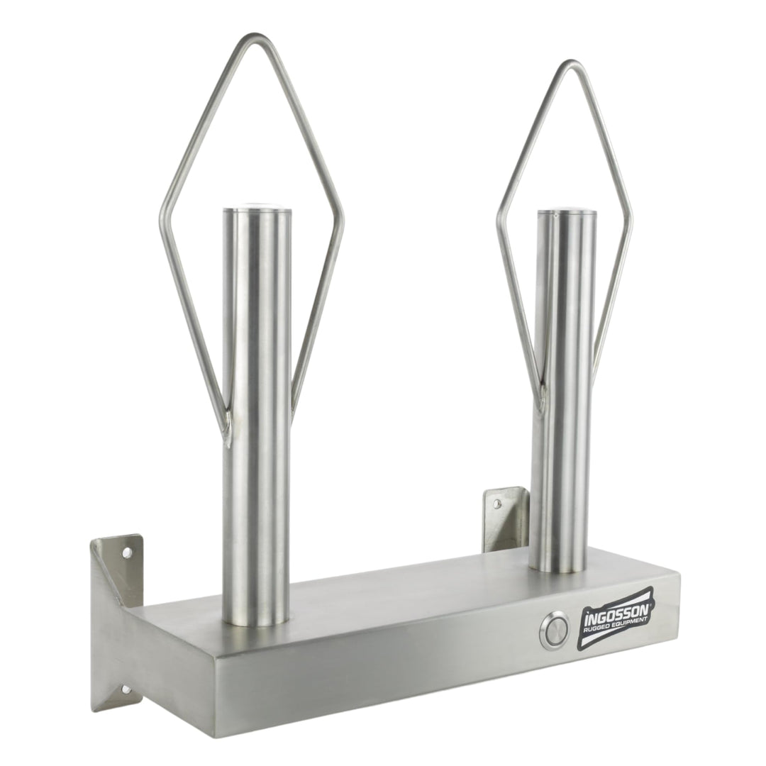 Boxhandschuh Trockner mit Ventilator, Ständer, aus Edelstahl, mit Wandhalterung
