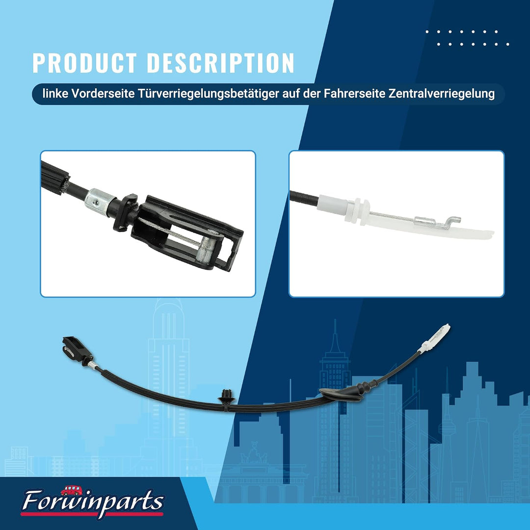 Forwinparts BK21V219A65DJ linke Vorderseite Türverriegelungsbetätiger auf der Fahrerseite Zentralver