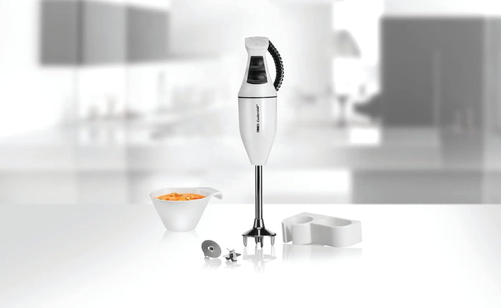 ESGE-Zauberstab Set E120 Select, Stabmixer weiss, bis 10.000 U/Min, 90210, 120W, inkl. Becher-Set 60