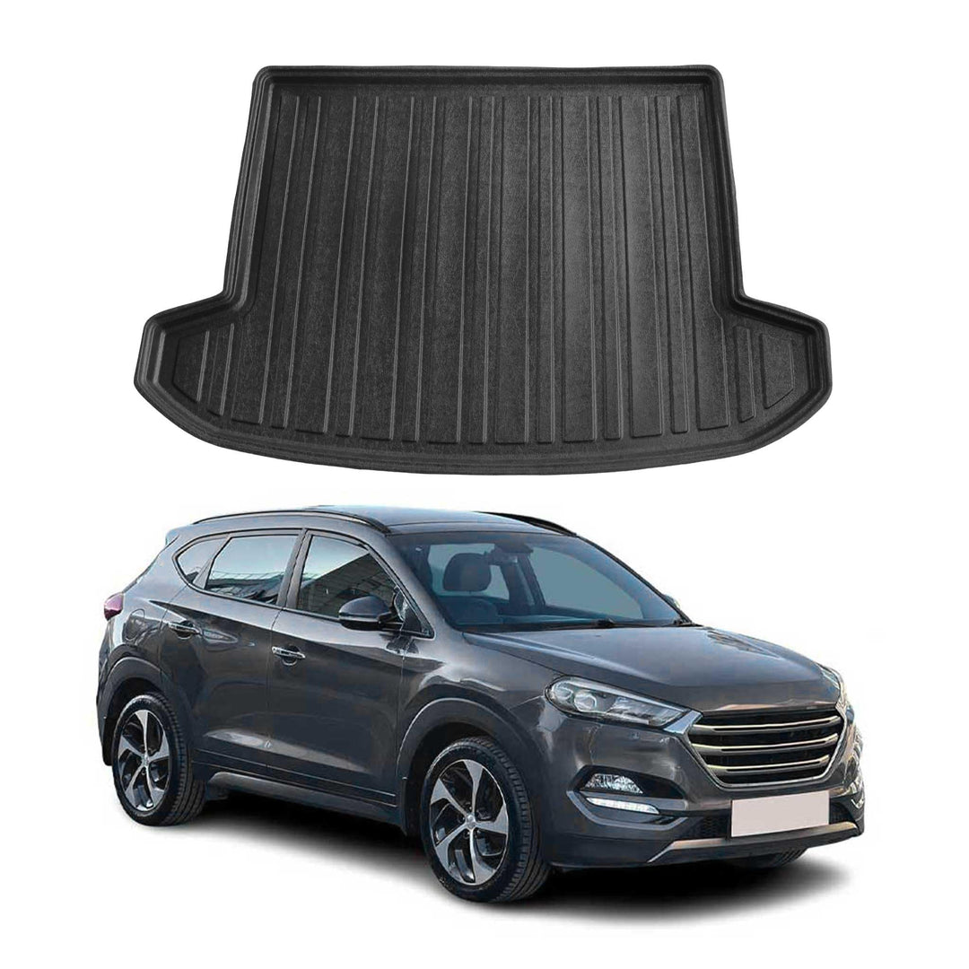 OMAC Kofferraumwanne Laderaumwanne kompatibel mit Hyundai Tucson 2015-2020 Gummi TPE Schwarz Tucson