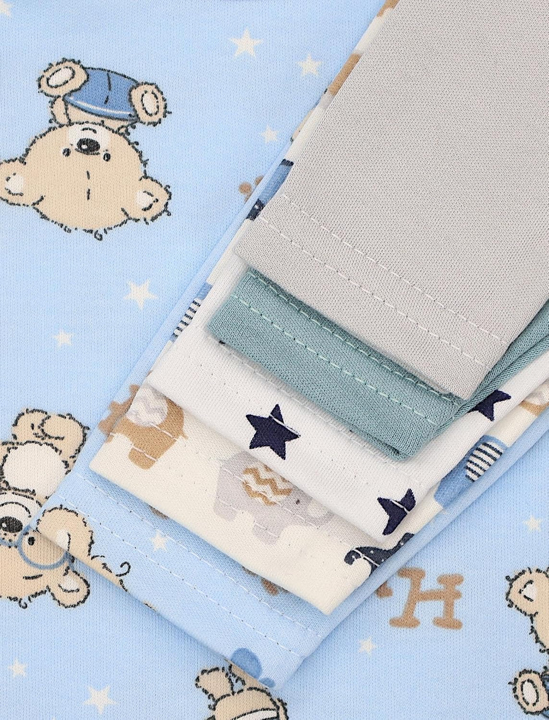TupTam Baby Jungen Langarmshirt 5er Set 80 Mehrfarbig 10, 80 Mehrfarbig 10