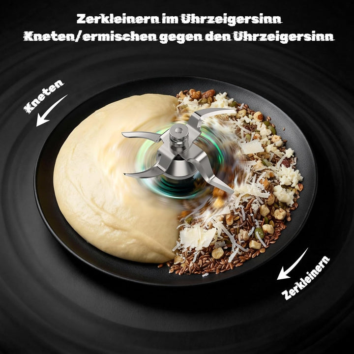 Messer für Thermomix TM31, Teigmesser aus Edelstahl, Ersatzteile für Thermomix TM31 Messer, Mahl- &amp;