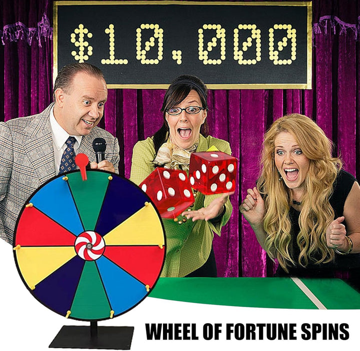 Glücksrad Zum Drehen, Roulette Spiel, Tisch Roulette Spinnerrad Win Fortune Spin Game, Löschbares 11