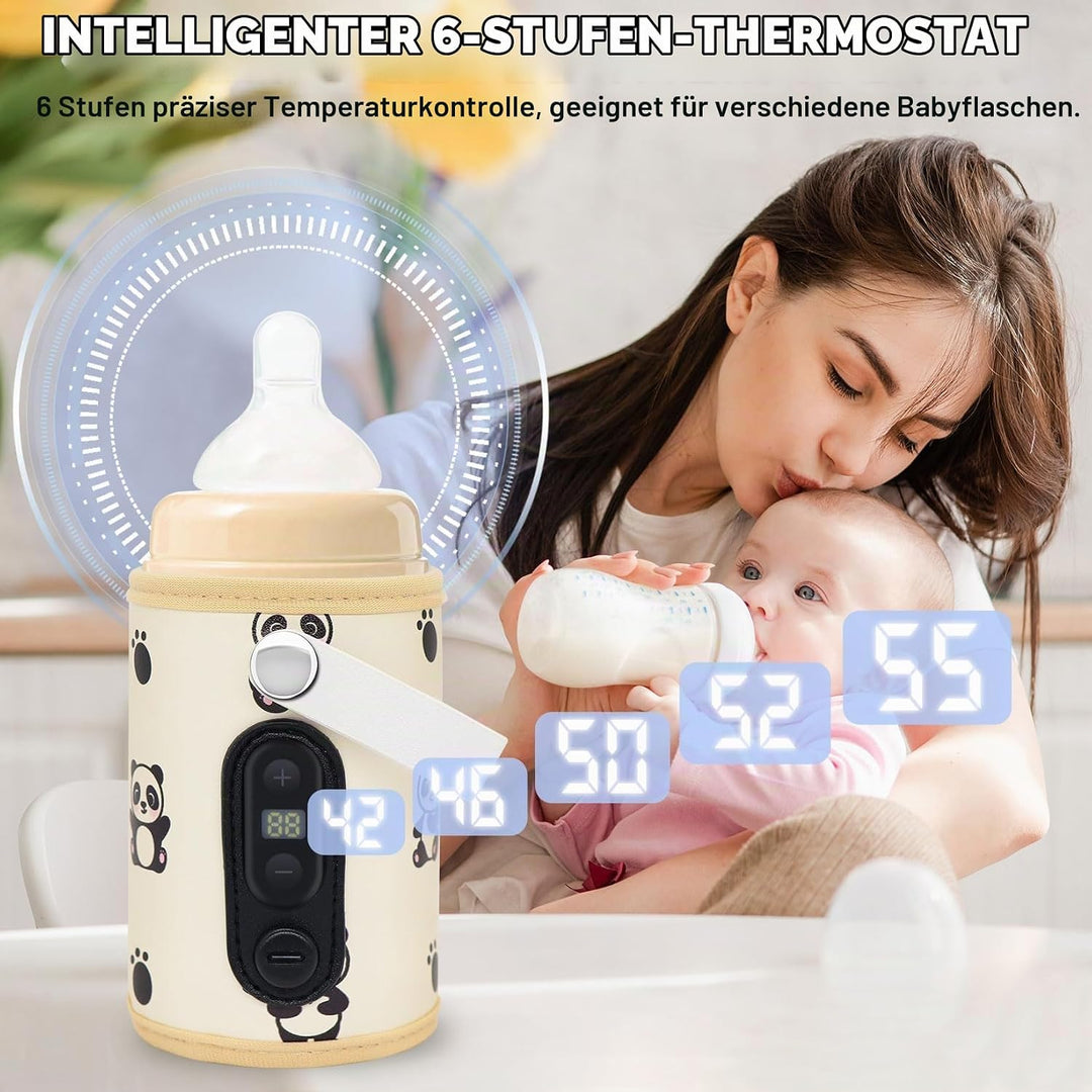 Herbst Flaschenwärmer Baby Unterwegs, Tragbarer Fläschchenwärmer Baby Kann erhitzt werden, Flaschenw