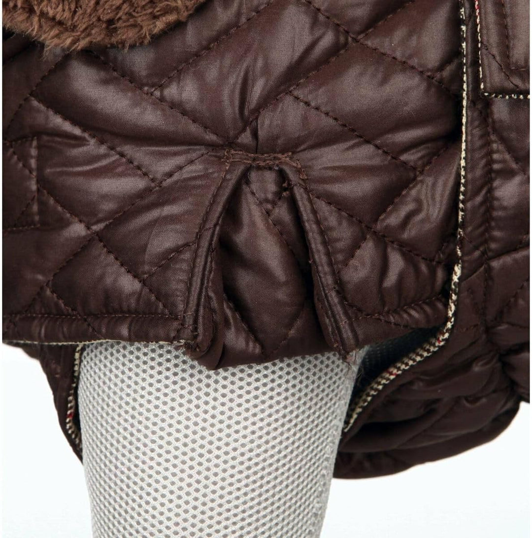 Trixie Rouen Winter Hundemantel, 43 cm, braun Braun 43 cm, Braun 43 cm