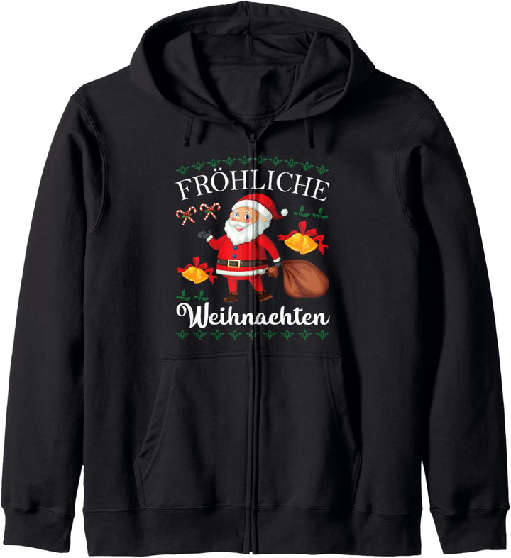 Weihnachtsmann - Heilig Abend - Fröhliche Weihnachten Kapuzenjacke
