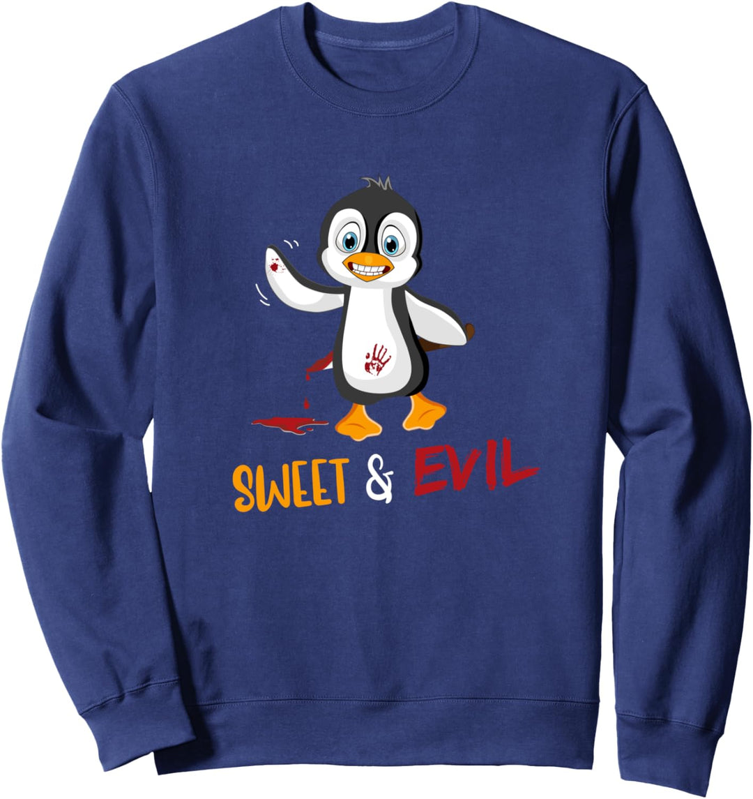 Pinguin Halloween Sweet and Evil Sweatshirt