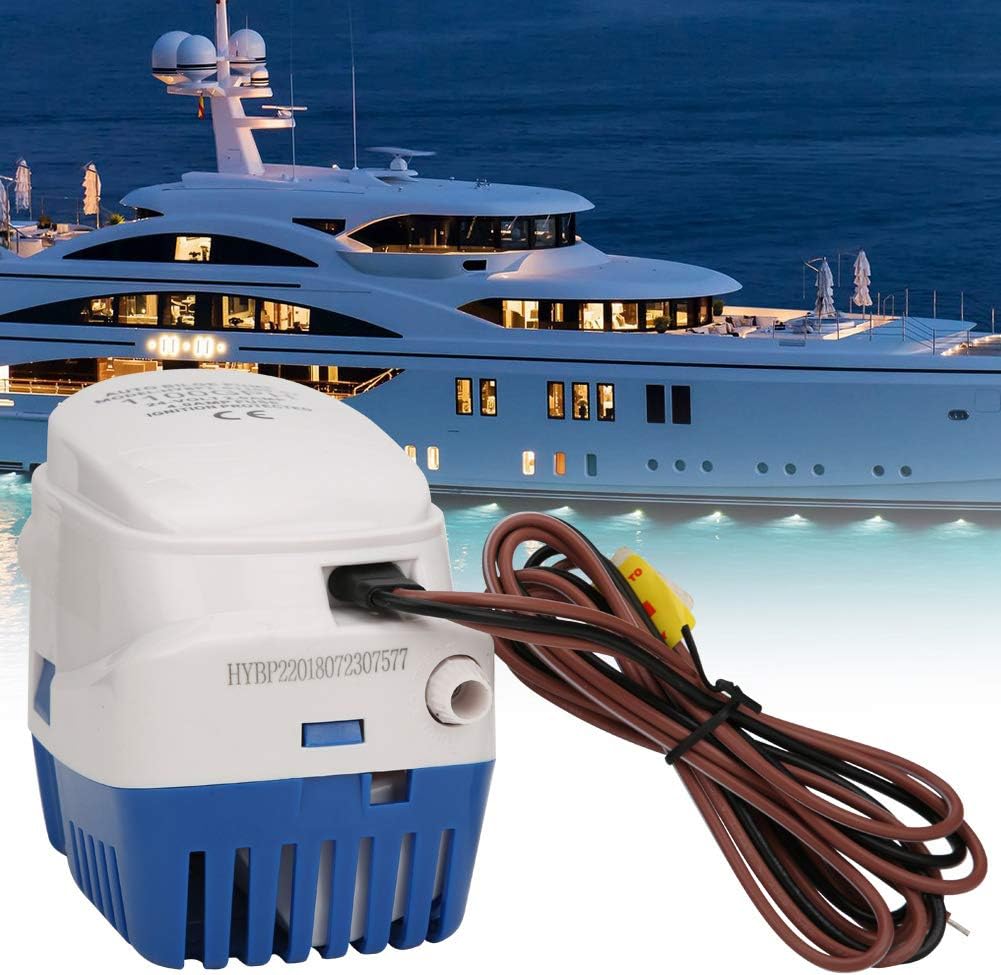Yacht Bilgenpumpe, HYBP2-G1100-02 24V Yacht Miniatur-Abwasser Selbstansaugende Automatische Tauchpum