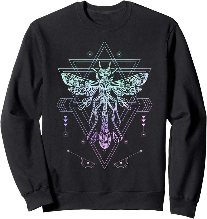 Okkult Libelle Emo Vaporwave Japan Otaku Pastel Goth Sweatshirt