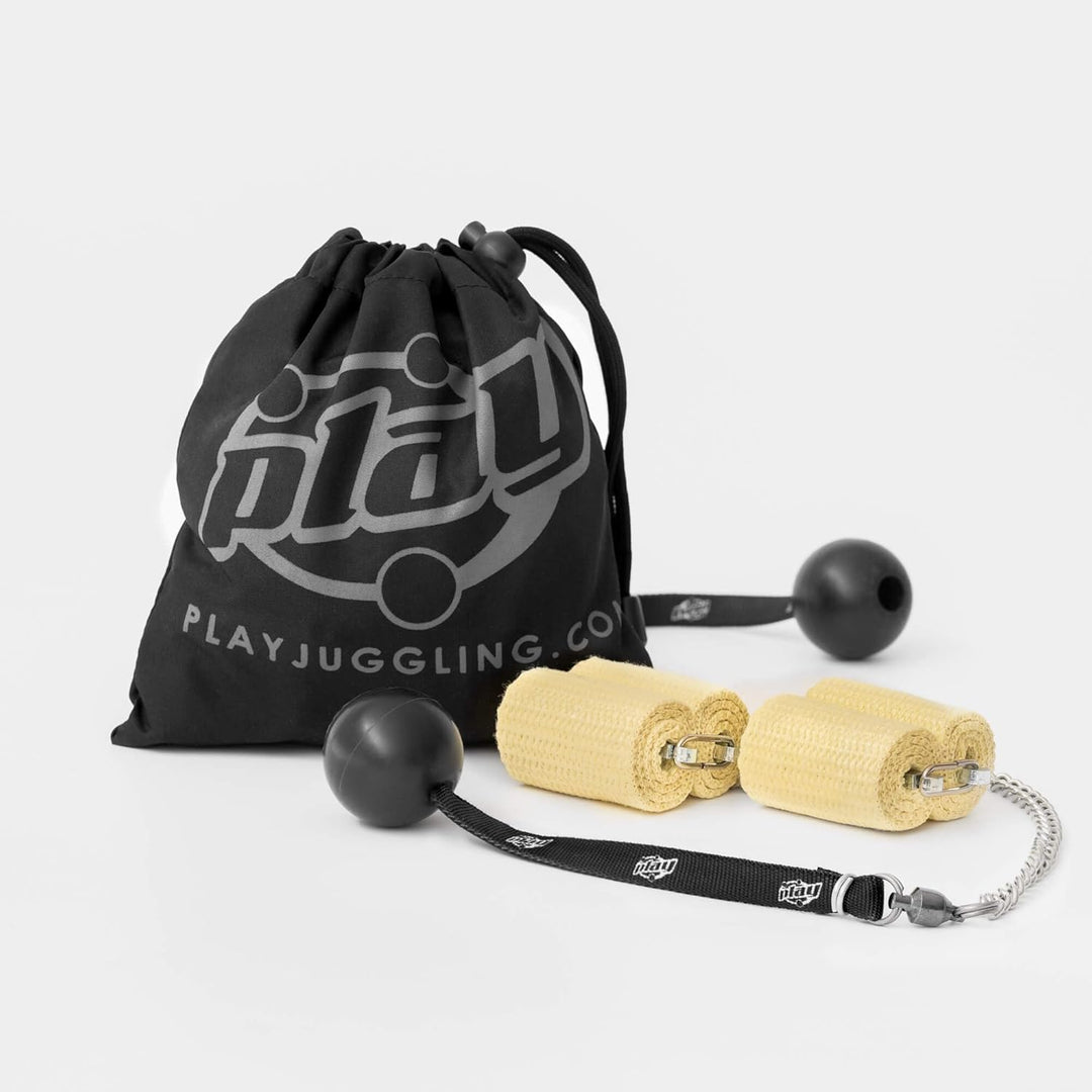 Play Juggling Spielen Sie Jonglieren Poseidon Fire Poi Fast-Replace - Pure Kevlar® Fire Chains Flame