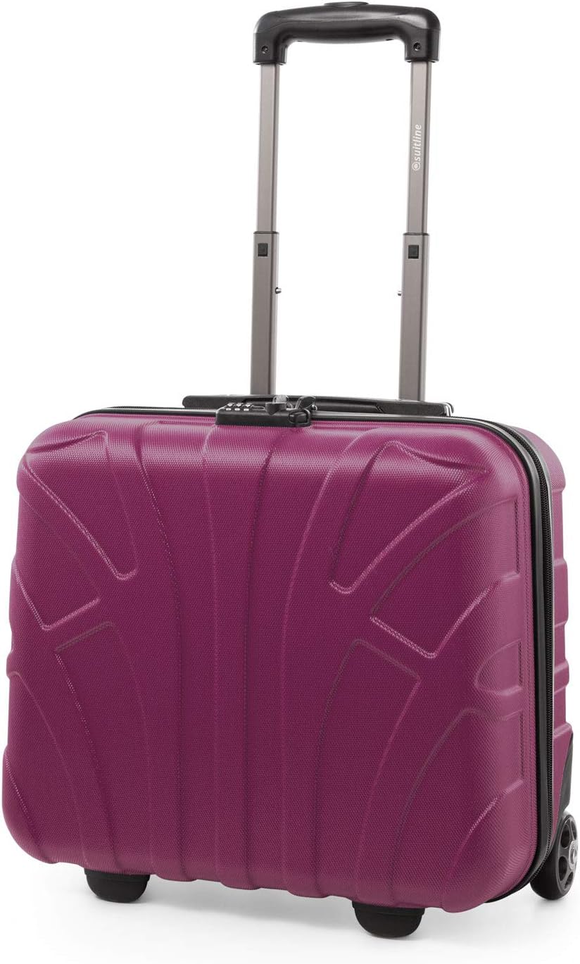 SUITLINE – Pilotentrolley Hartschale, Business Trolley, Kabinengepäck, Handgepäck Trolley, Pilotenko