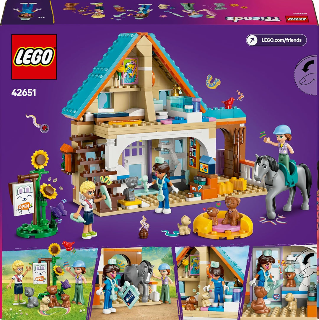 LEGO Friends Tierarztpraxis für Pferde und Haustiere, BAU- und Spielset für fantasievolle Rollenspie