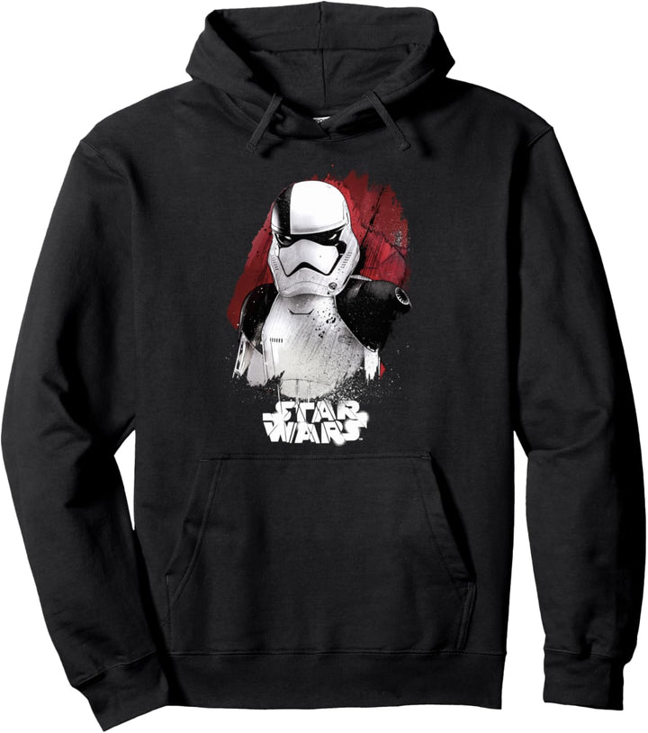 Star Wars The Last Jedi Trooper Cracked Logo Pullover Hoodie