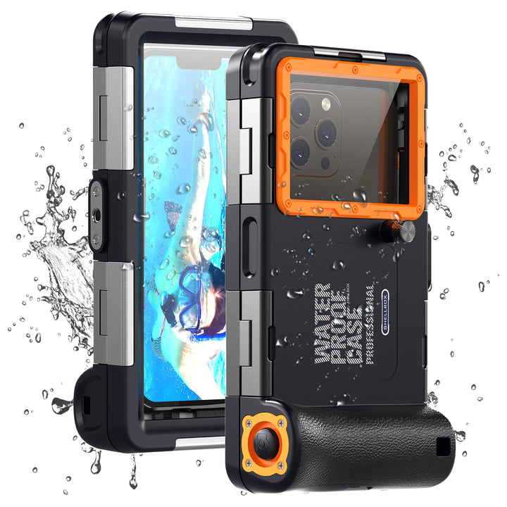 Unterwasser-Tauchgehäuse für iPhone, Samsung Galaxy, Huawei Xiaomi Redmi Smartphones, Professionelle
