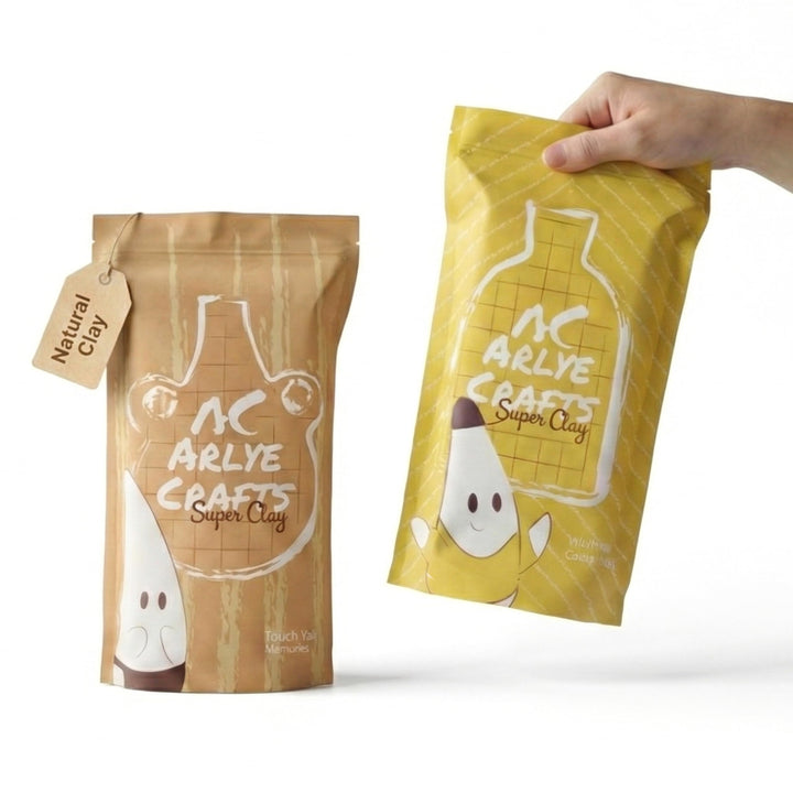 Ton lufttrocknend ohne Brennen – 2 kg Premium Modelliermasse für Kinder &amp; Erwachsene – Töpferton lei