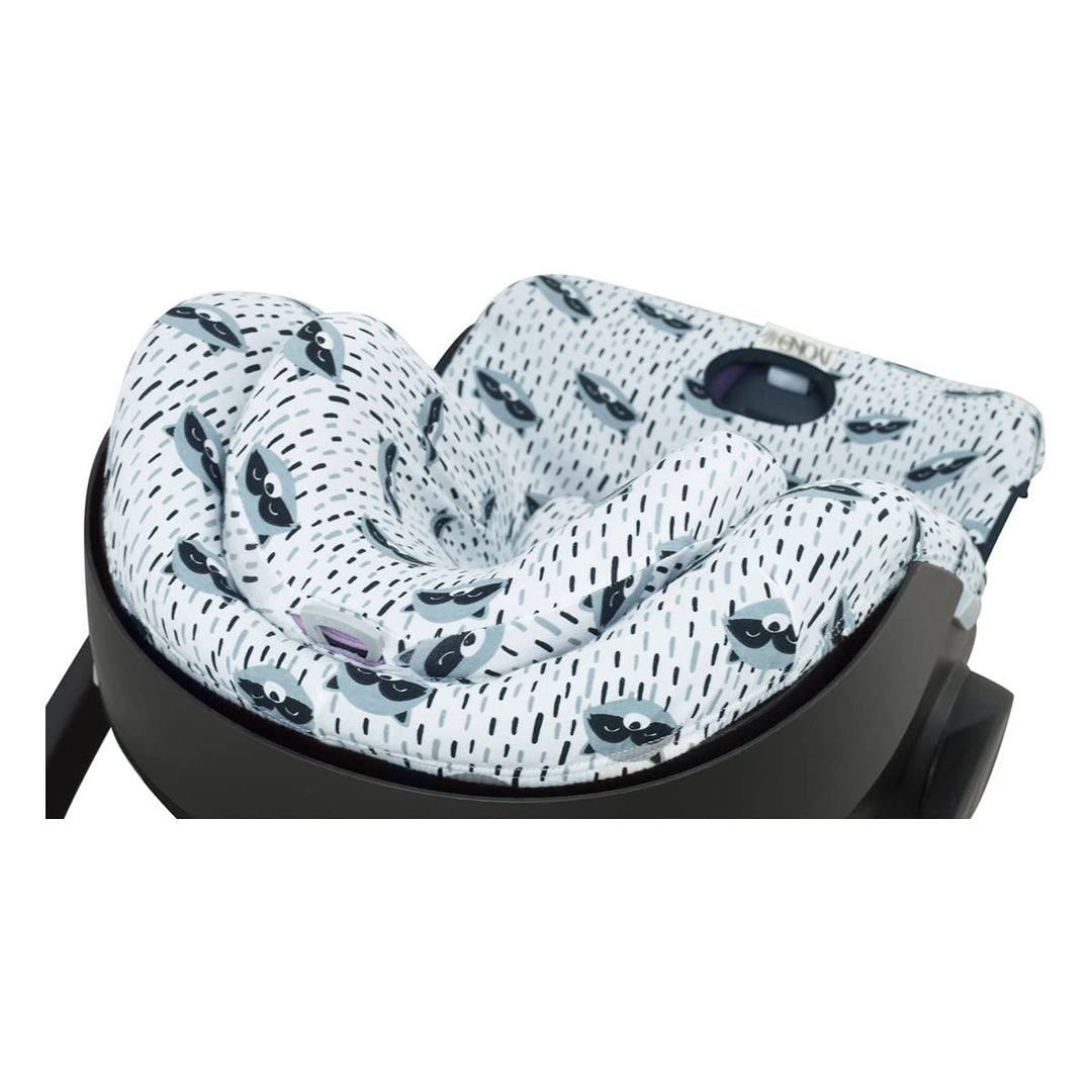 JYOKO Kids Bezug für Autositz kompatibel mit Cybex Aton Cloud- Q-M-2-4-5, aus Baumwolle (Aton 4, Rac
