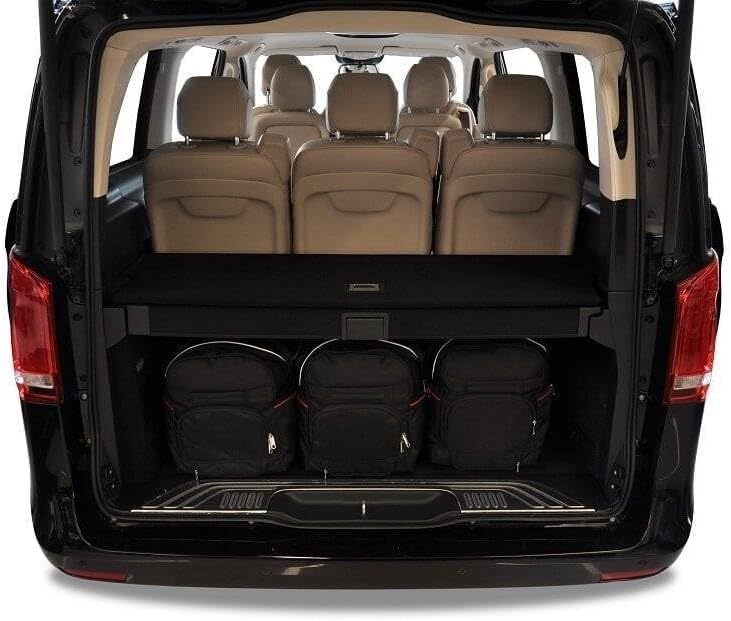 KJUST Kofferraumtaschen 7 stk kompatibel mit MERCEDES-BENZ V LONG W447 2015+