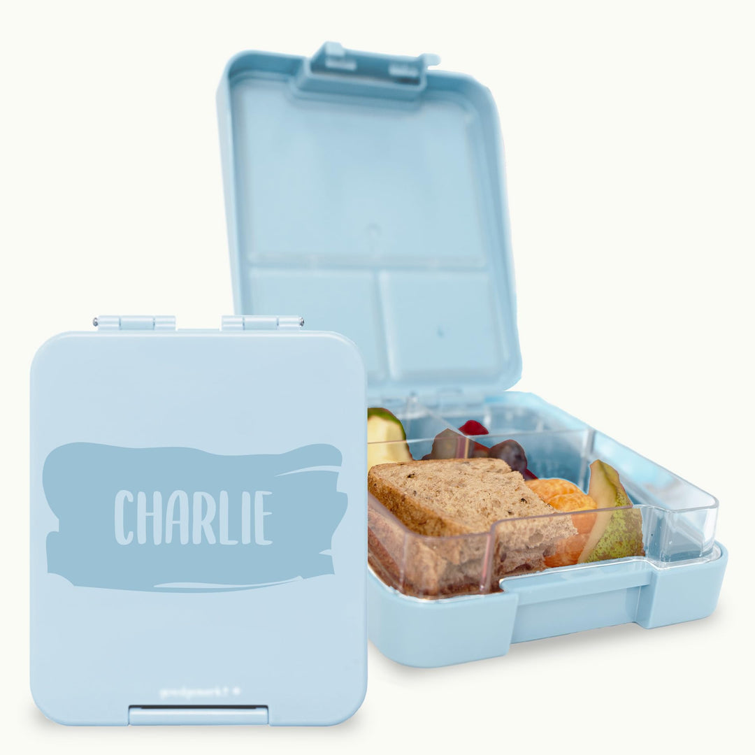 gutmarkiert - Personalisierte Brotdose mit Name - Mikrowellen- und spülmaschinenfest. ideal für Kind