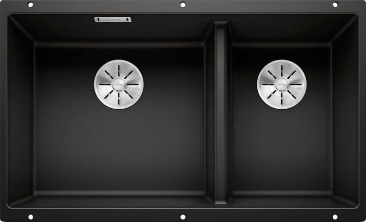 BLANCO SUBLINE 430/270-U | SILGRANIT schwarz | Einbauart: Unterbau | Hauptbecken links | ohne Ablauf