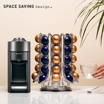 Peak Kaffee Nespresso Vertuo 40 (70) Pod Halter Kapselhalter Kapselständer für Vertuoline Pods - Sta
