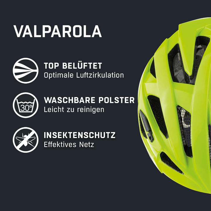 ALPINA VALPAROLA - Stossabsorbierender, Optimal Klimatisierter & Leichter Fahrradhelm Mit Antibakter