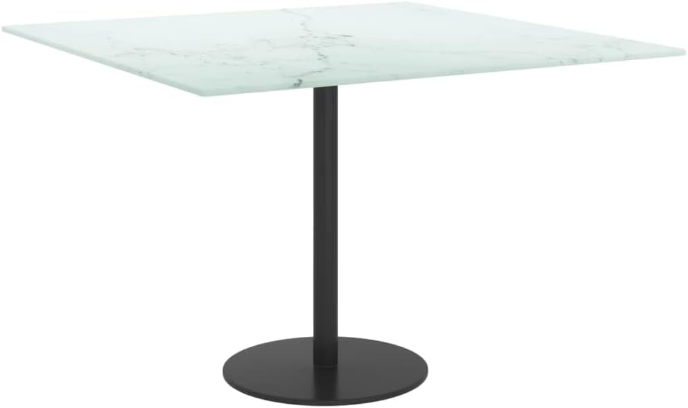 vidaXL Tischplatte Ersatztischplatte Marmorplatte Glasplatte für Esstisch Couchtisch Gartentisch Wei