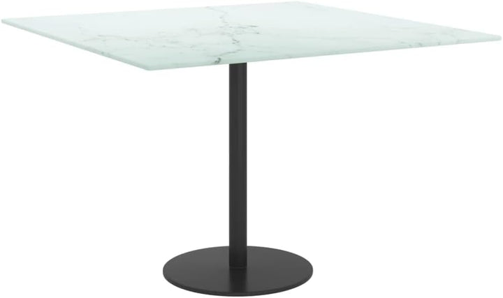 vidaXL Tischplatte Ersatztischplatte Marmorplatte Glasplatte für Esstisch Couchtisch Gartentisch Wei