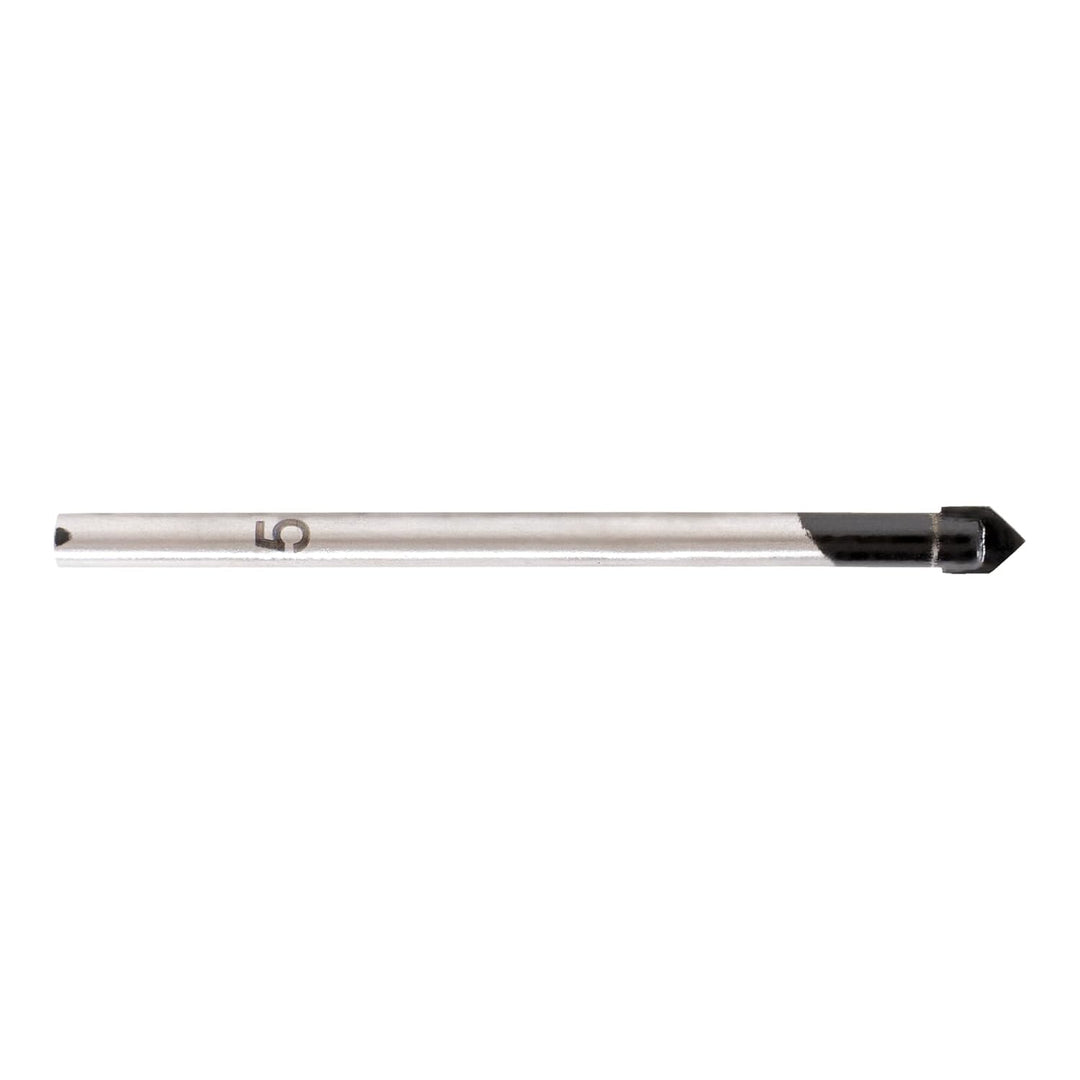 STIER Fliesenbohrer 5 mm Grösse, Zylinderschaft, Rundschaft, Härtewert 89HRA, YG6X-Metall, für (Schl