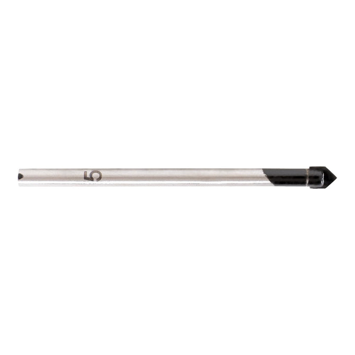 STIER Fliesenbohrer 5 mm Grösse, Zylinderschaft, Rundschaft, Härtewert 89HRA, YG6X-Metall, für (Schl
