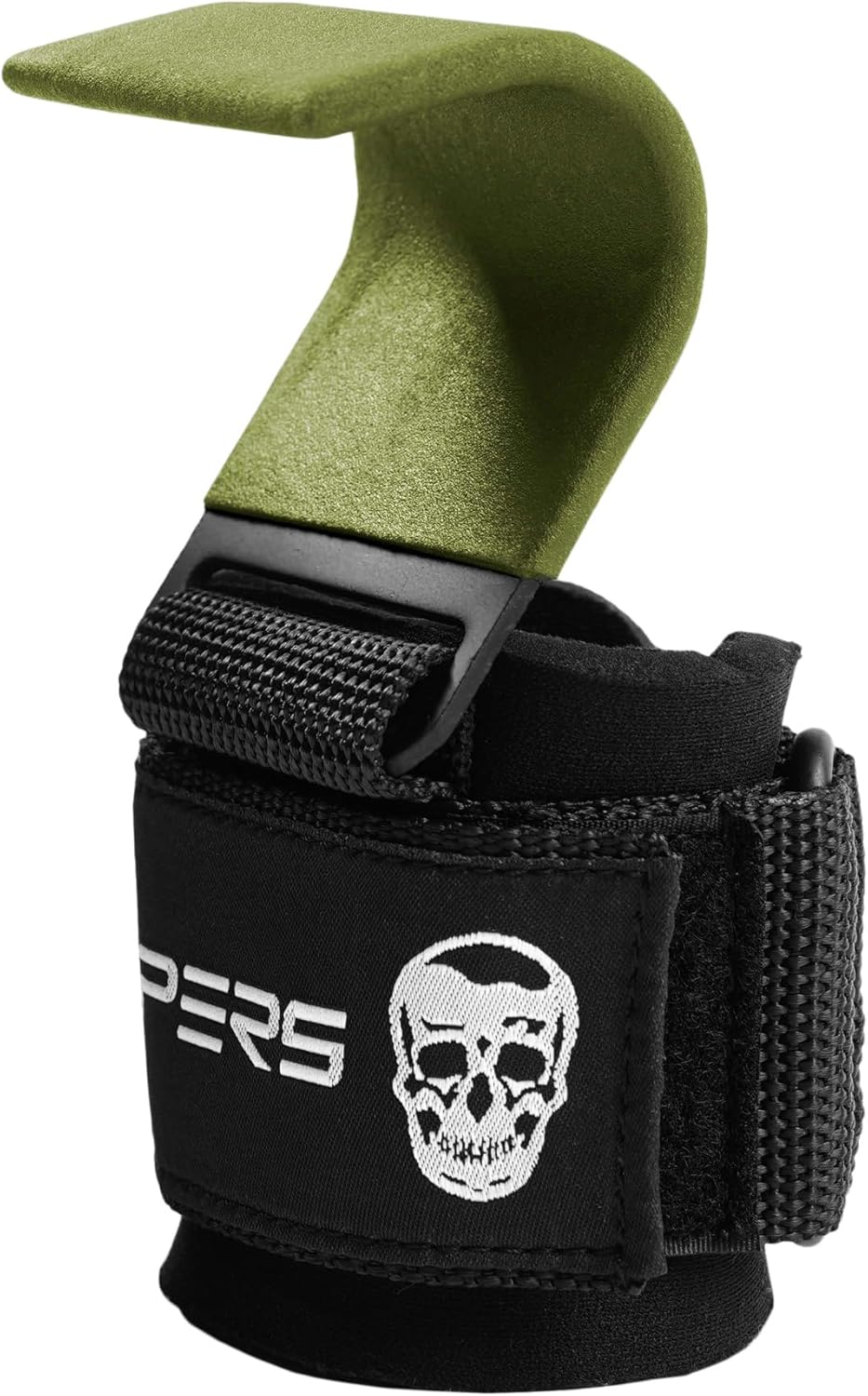 Gymreapers Weight Lifting Hooks (Pair), Heavy Duty Power Wrist Straps Hand Grip Support For Deadlift