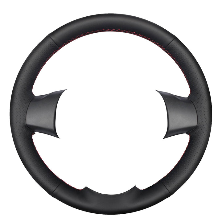 MEWANT Lenkradbezug für OPEL CORSA D / Chevrolet Niva Stil 01: Mikrofaser-Leder + roter Faden the or