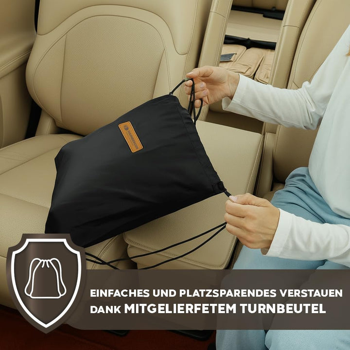 Hainberger Hundedecke Auto Rückbank, Autoschondecke Hund Rücksitz universelle Passform für viele Aut