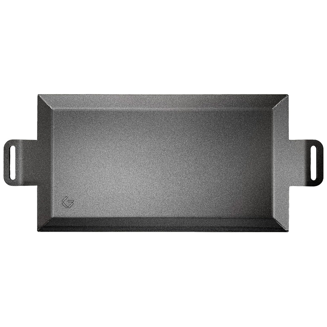 Gastrotools Grillplatte Induktion 62x27 cm – Profi Carbonstahl Teppanyaki/Plancha Grillplatte für In