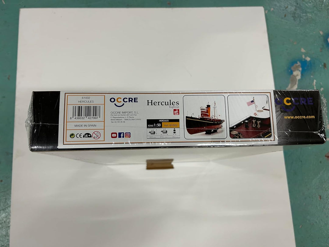 OCCRE Schlepper Hercules 61002 -Massstab 1:50 -Montage erforderlich- Holz und Metall
