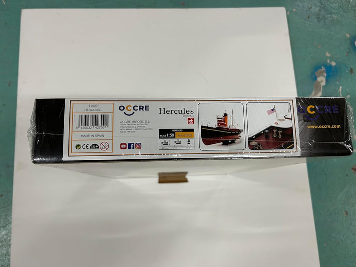 OCCRE Schlepper Hercules 61002 -Massstab 1:50 -Montage erforderlich- Holz und Metall