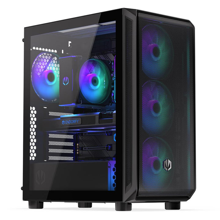 Endorfy Gehäuse Arx 500 ARGB - Midi 4x140mm ARGB Fans included, 4x140mm ARGB Fans included